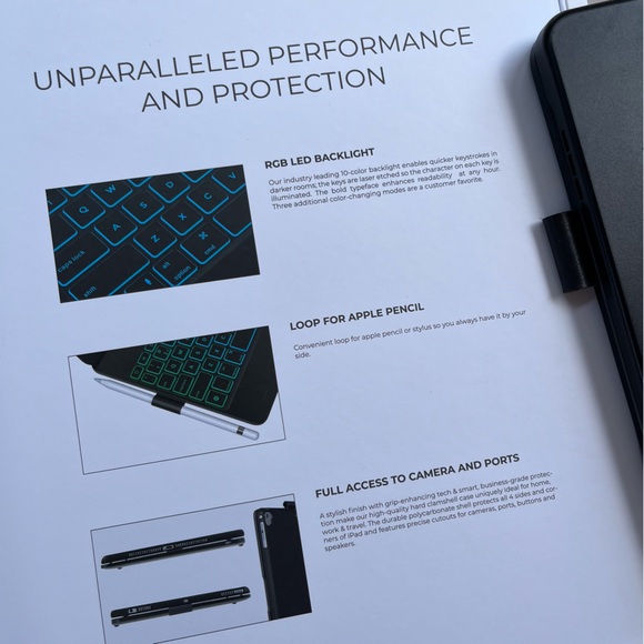 Typecase flexbook touch in black iPad Pro 12.9 - Picture 3 of 9